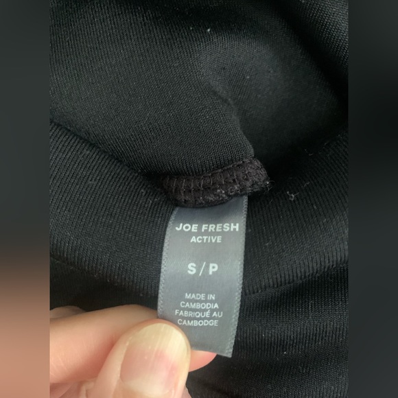 Joe Fresh Active Black Thick Leggings (Size: S) - Picture 10 of 10